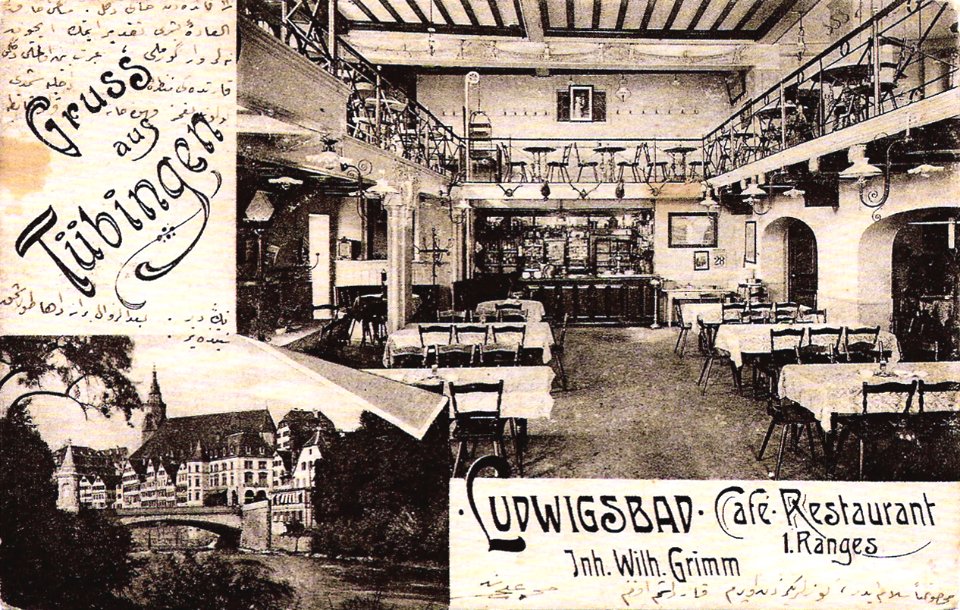 Café-Restaurant Ludwigsbad (AK Gebr. Metz 1908 TPk187A)