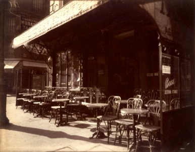 Café, Avenue de la Grande-Armée, 1924–25