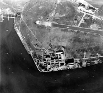 Cagliari air base aerial photo ca late 1942