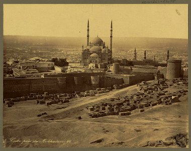 Caire près du Mokkatam - Bonfils. LCCN2004666818