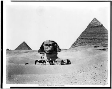 Cairo. Pyramids and Sphynx LCCN92501070