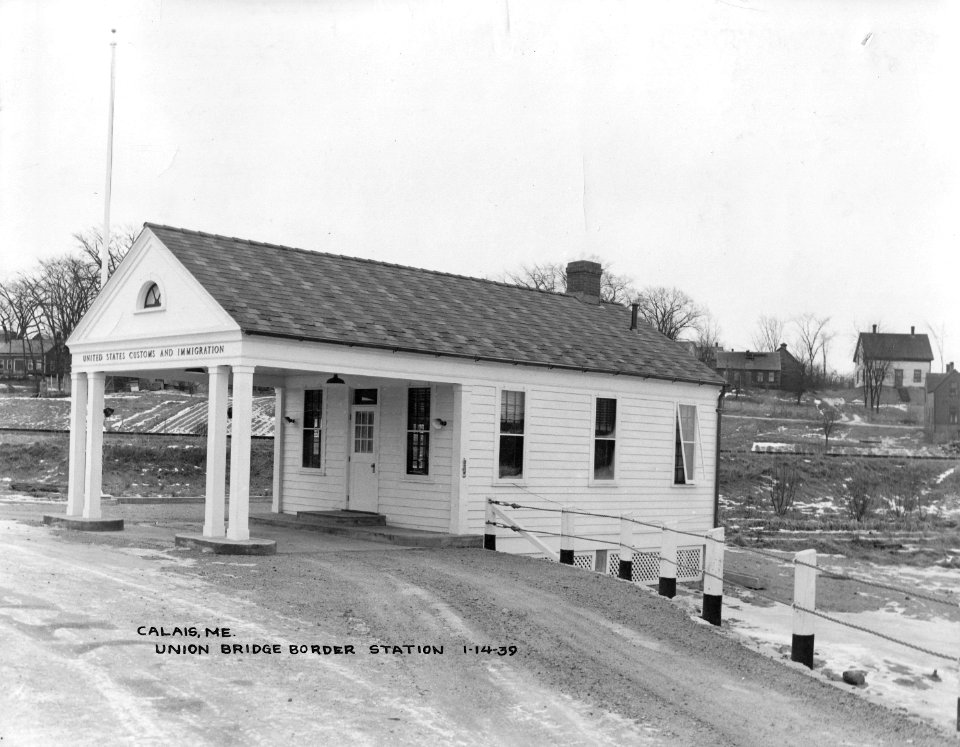 Calais Maine Union Bridge Border Station