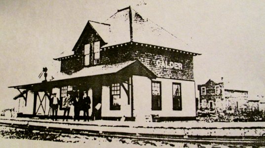 Calder Station in 1916 photo