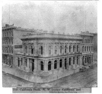 Calif. Bank, N.W. corner Calif. and Sansome Streets, San Francisco LCCN2002720123