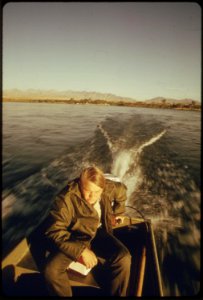 California-fish-and-game-biologist-on-the-colorado-river-regular-checks-are-made-of-rivers-temperature-oxygen-content-salinity-level-and-fish-content-may-1972 7006623318 o