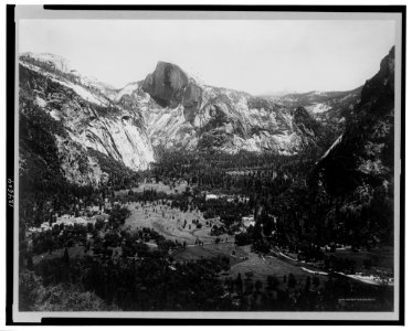 California-Yosemite-Head of the Valley from Columbia Rock LCCN00649828