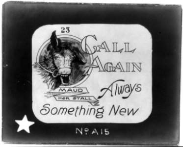 Call again. Always something new - D'Artois. LCCN2013645582