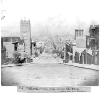 California Street, from corner Stockton - looking East, San Francisco LCCN2002722236