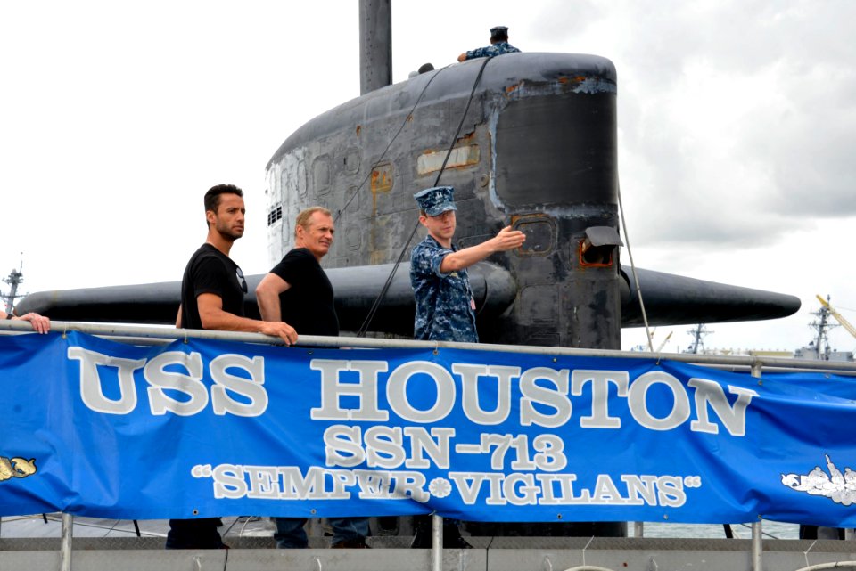 Call of Duty voice actors on USS Houston