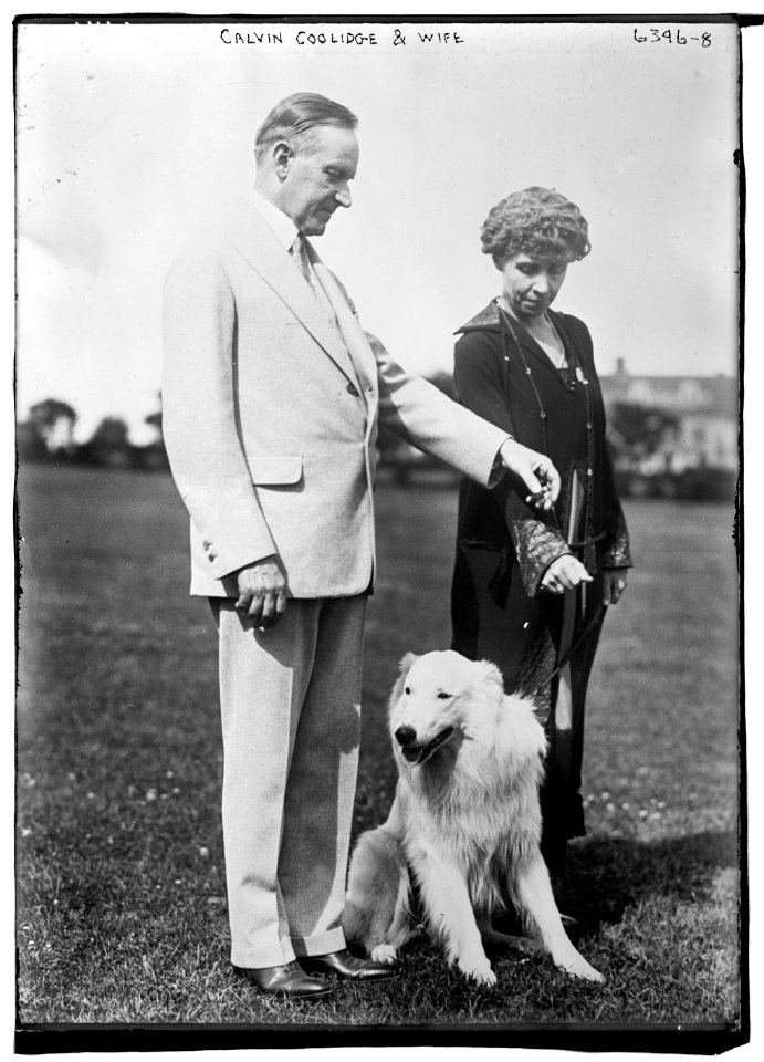 Calv. Coolidge & wife LCCN2014718476
