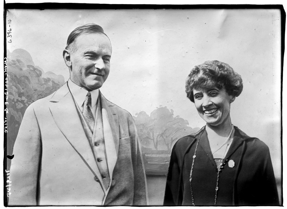 Calv. Coolidge & wife LCCN2014718478