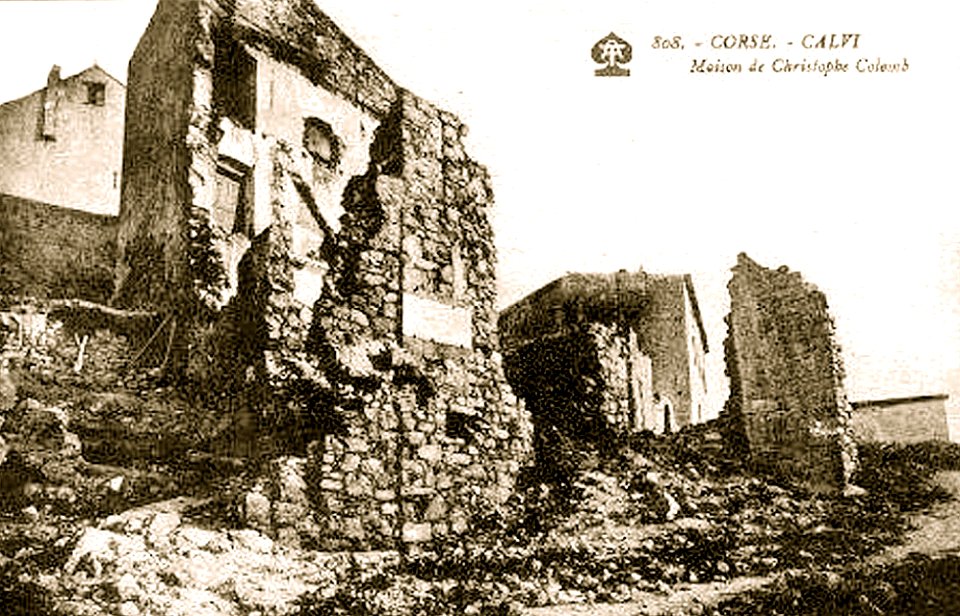 Calvi maison de Christophe Colomb