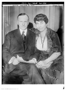 Calvin Coolidge & wife LCCN2014710802