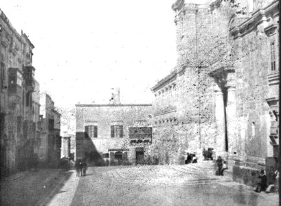Calvert Jones, St. John's Square, Valletta, Malta 1846 photo