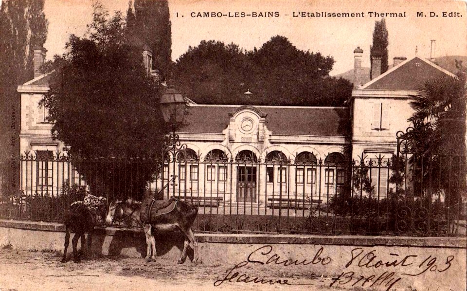 Cambo (64) - L'établissement thermal
