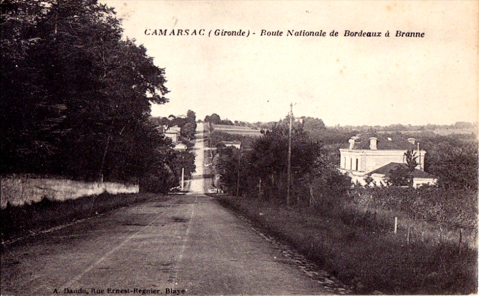 Camarsac - route nationale 1