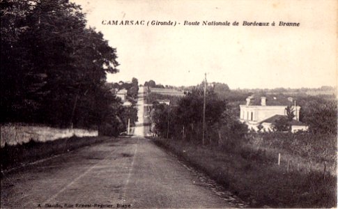 Camarsac - route nationale 1