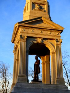 Cambridge Soldiers Memorial at sunrise - Cambridge, Massachusetts - DSC08505 photo