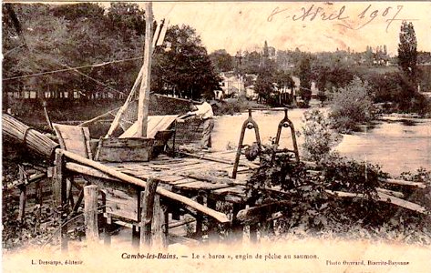 Cambo-les-Bains Le baroa pour la pêche au saumon