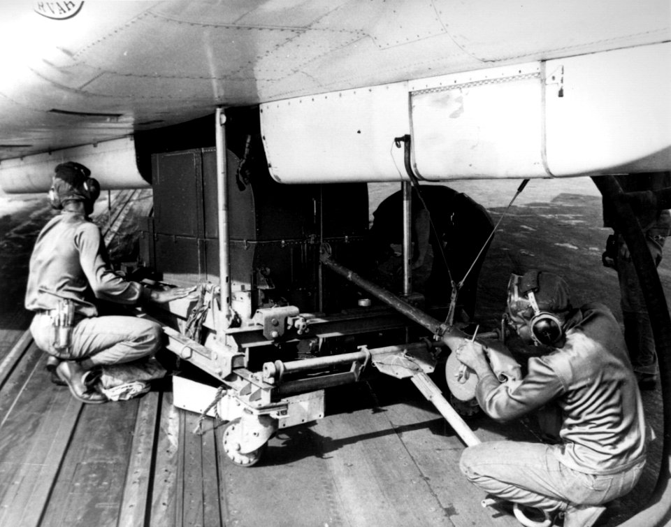 Camera loading on RA-5C Vigilante