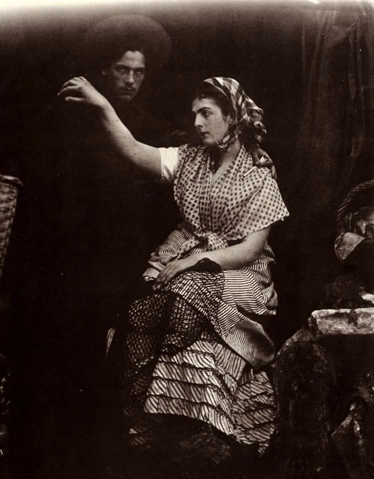 Cameron, Julia Margaret - Der Abschied des Fischers, »Gehen Sie noch nicht« (Alick und May Wedderburn) (Zeno Fotografie)