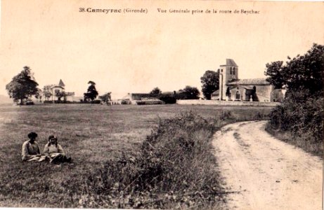 Cameyrac-vue-prise-route-de-Beychac
