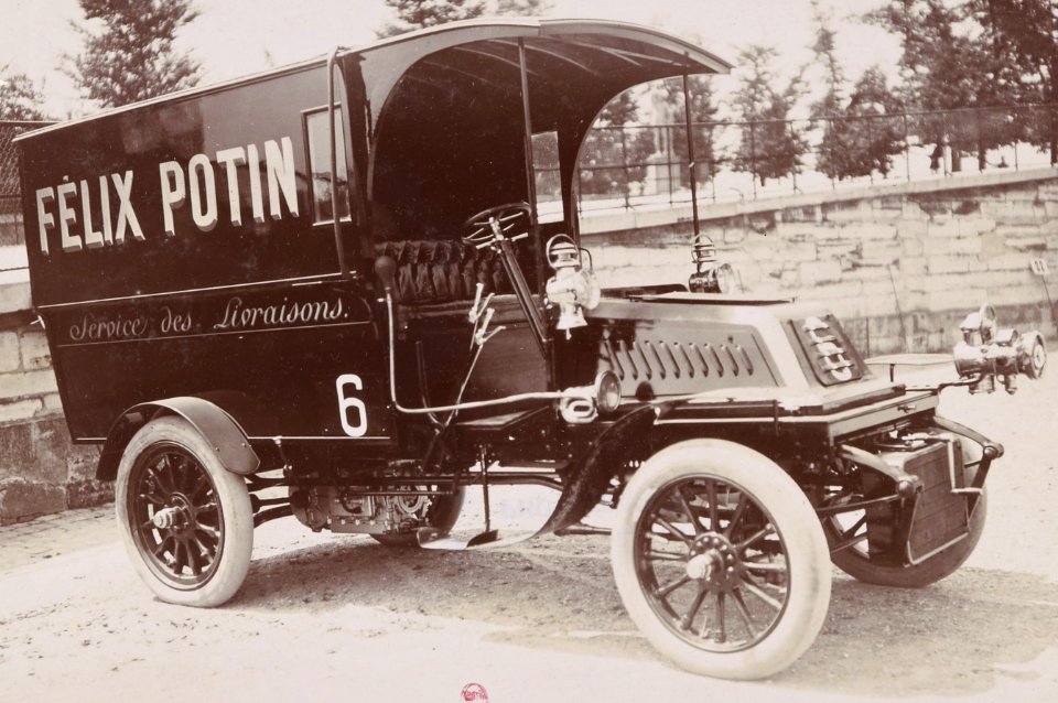Camion de livraison De Dion-Bouton pour Félix Potin, en 1905