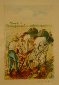 Camille-Pissarro-La Charrue