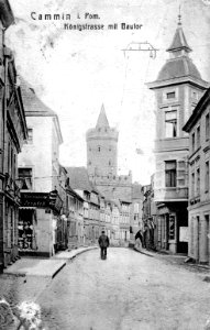 Cammin in Pommern - Königstrasse mit Bautor