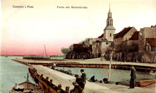 Cammin in Pommern - Partie mit Marienkirche
