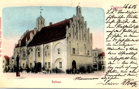 Cammin in Pommern - Rathaus 1909