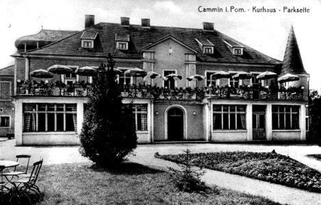 Cammin in Pommern - Kurhaus - Parkseite