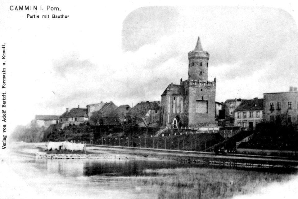Cammin in Pommern - Partie mit Bauthor