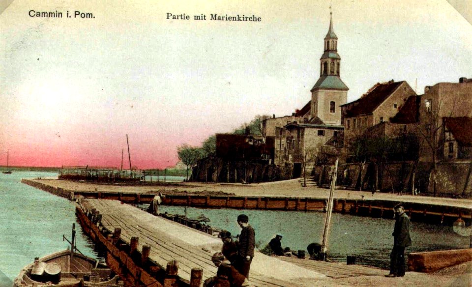 Cammin in Pommern - Partie mit Martienkirsche