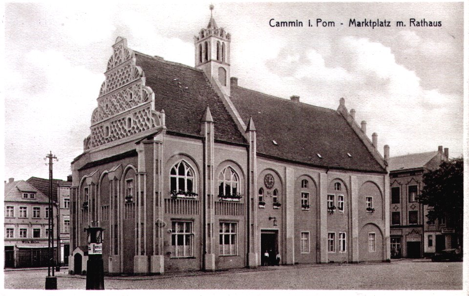 Cammin Marktplatz m Rathaus