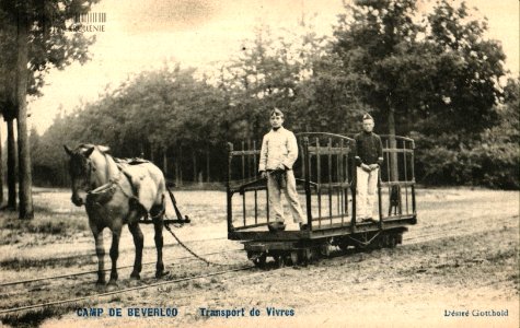 Camp de Beverloo - Transport de Vivres (Desire Gotthold)
