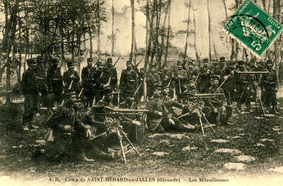 Camp de Saint-Médard - Mitrailleuses 1