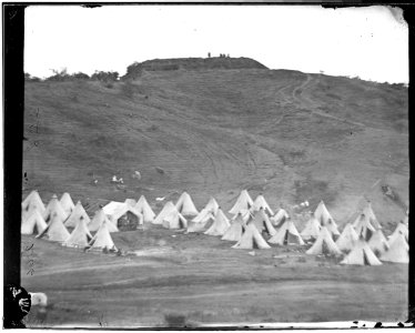 Camp and fort - NARA - 524685 photo