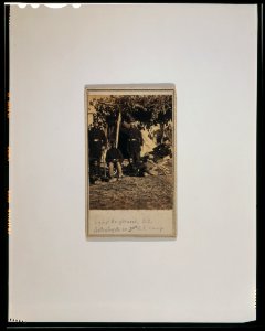 Camp Brightwood, D.C.-Contrabands in 2nd R.I. Camp LCCN98500959