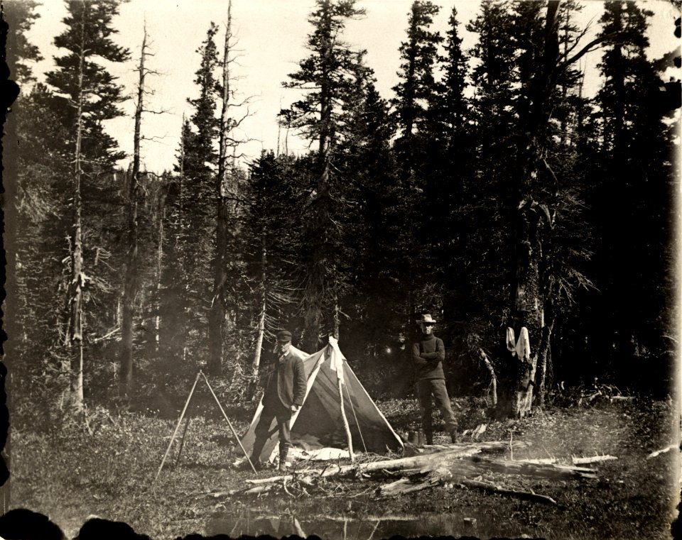 Camp at Goose Lake, August 3, 1904