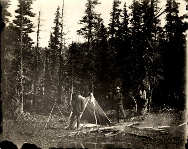 Camp at Goose Lake, August 3, 1904