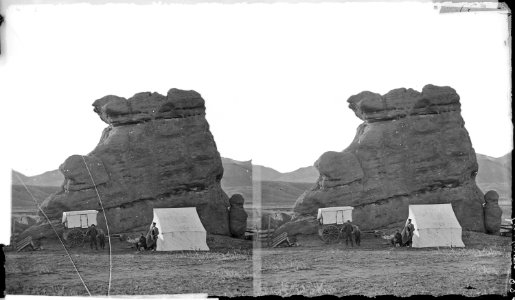 Camp at Kountz. Douglas County, Colorado - NARA - 517414
