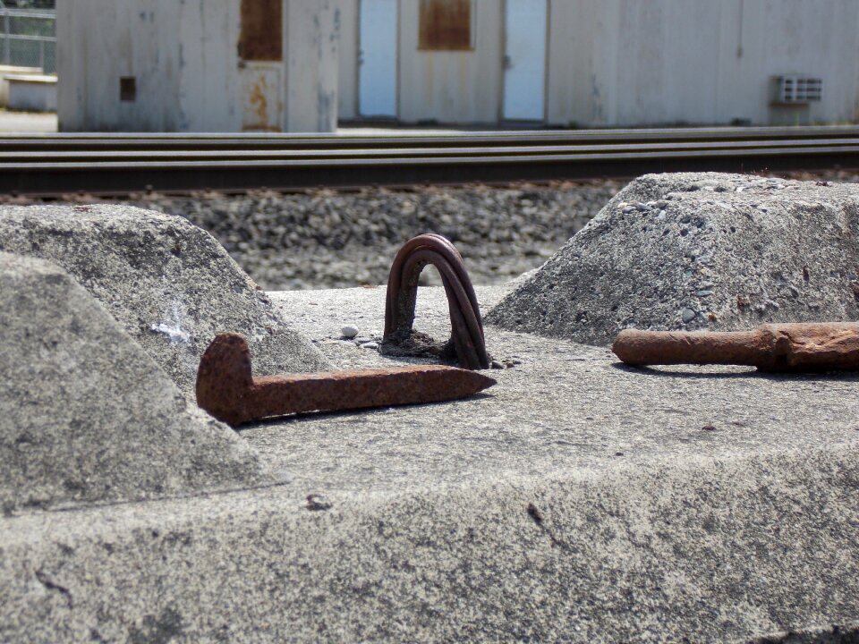 Closeup outdoor industrial