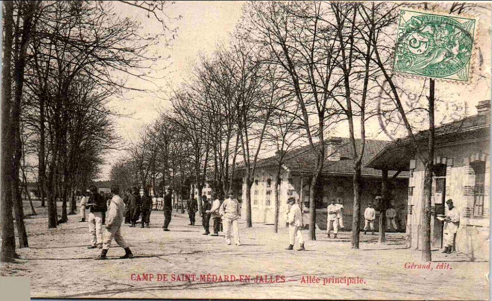 Camp de Souge - allée principale 2