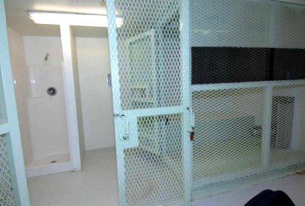 Camp echo cell and shower