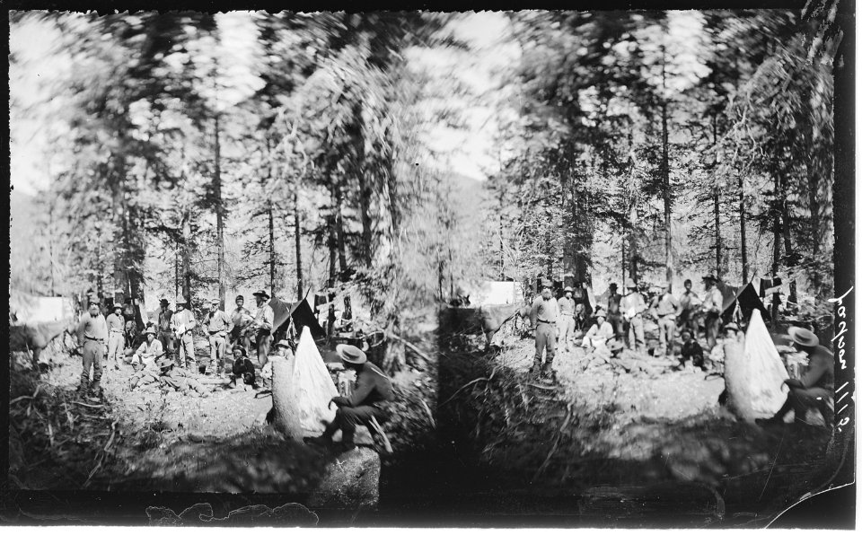 Camp group. La Plata miners' camp - NARA - 517585