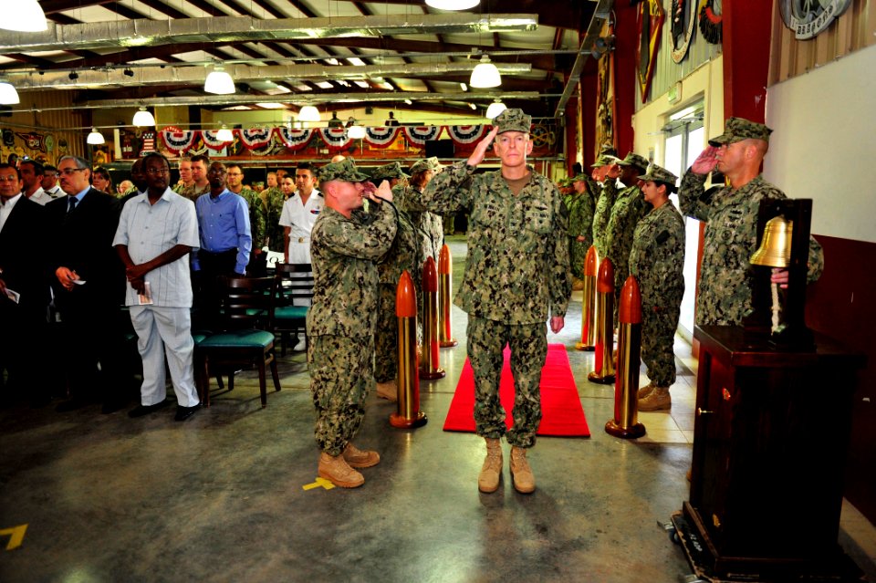Camp Lemonnier change of command 141203-N-RY232-009