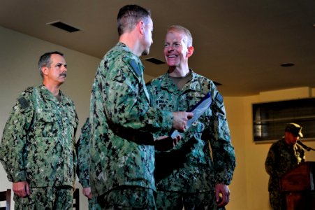 Camp Lemonnier change of command 141203-N-RY232-171