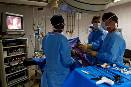 Camp Lemonier Sailors perform surgery at Peltier Hospital DVIDS129743
