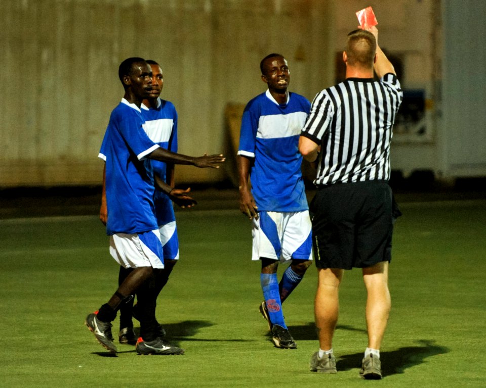 Camp Lemonnier World Cup - Djibouti vs. USA 140202-N-LE393-605